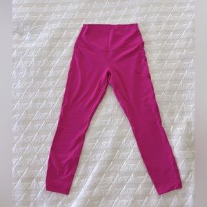 LuluLemon Align Size 8 25”rise sonic Pink